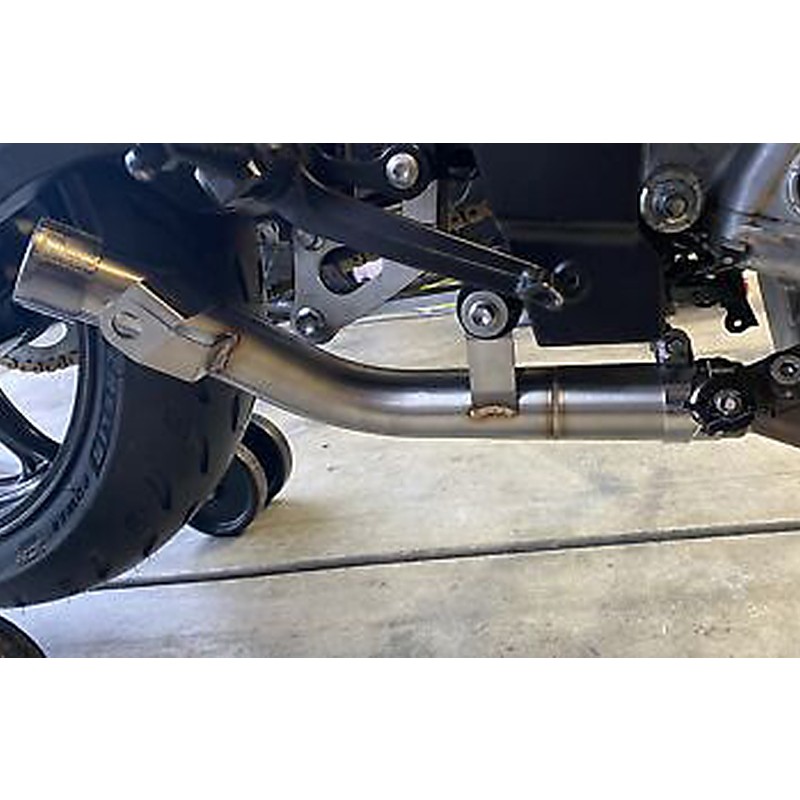 For Suzuki GSXR600 GSXR750 2011-2026 Exhaust Mid Link Pipe Connect Tube Slip on
