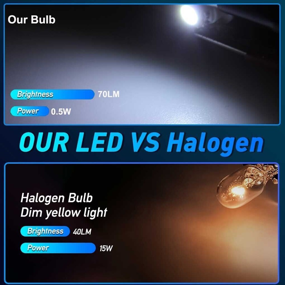 2Pcs Led Bulb Replace For Hitachi UB18DEL 14.4V & 18V Flashlight,Bright White