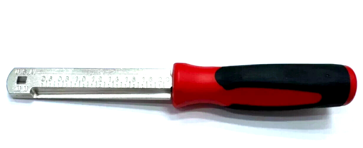 SNAP ON TOOLS USA POCKET RED Soft Grip Spark Plug Ramp Gauge FBP2 R NEW