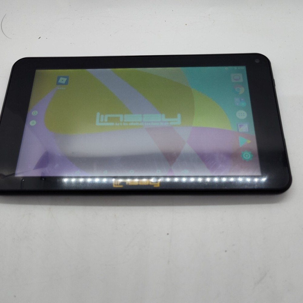 Linsay 7HD4CORE Tablet 7" Android HD Quad Core Tested Works Used