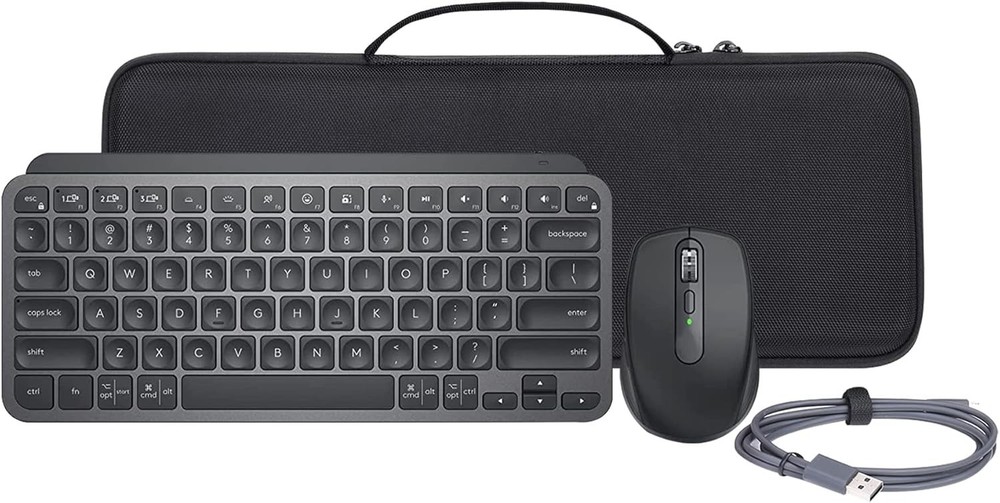 Water-Resistant EVA Case for Logitech MX Keys Mini & Anywhere 3 - Durable Design