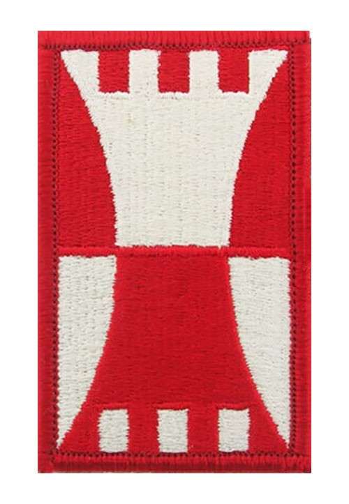 416th Engineer Command Color Patch with Hook Fastener-Veteran Owned Business