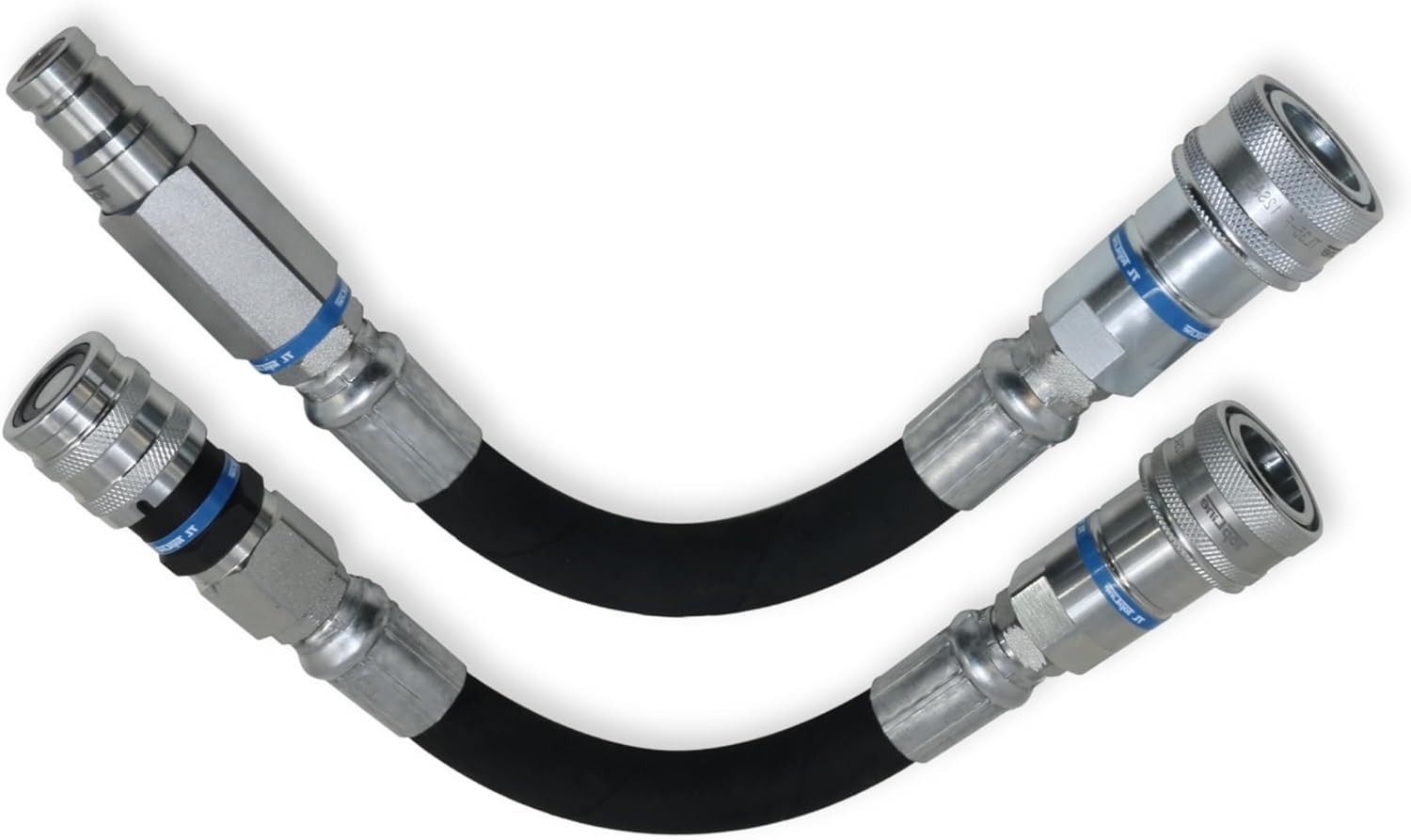 Adapter Set Flat Face to AG Coupler 3/8 ISO 16028 to 1/2 ISO 5675 TL110