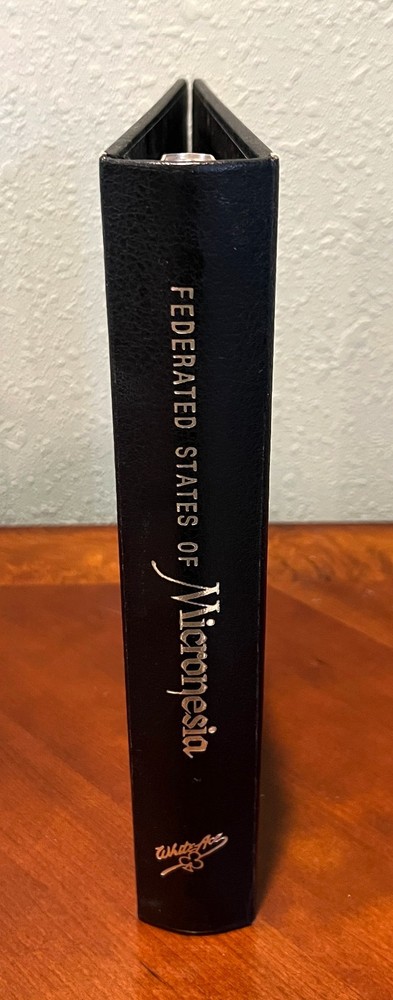 3 Ring White Ace Binder Federated States Micronesia for Stamp Collecting ZAYIX