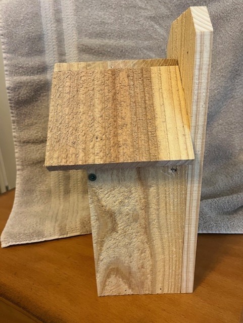 handmade red cedar bird house