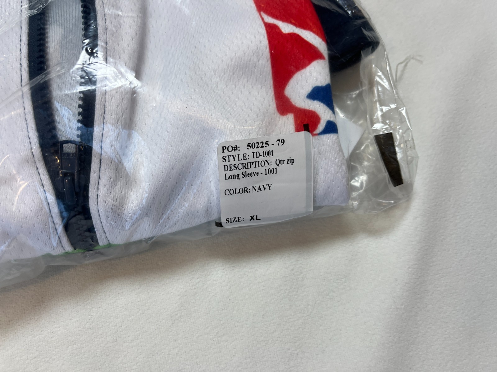 NWT Takedown Southern Youth Wrestling Club Quarter Zip Long Sleeve, Navy - XL