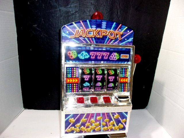 Arcade Slot Machine Tabletop Pull the Lever -Tested