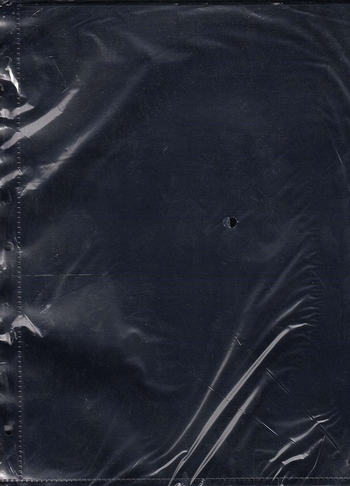 Supersafe Mint Sheet Album Pages Pack of 12 Archival Quality PVC Free Black