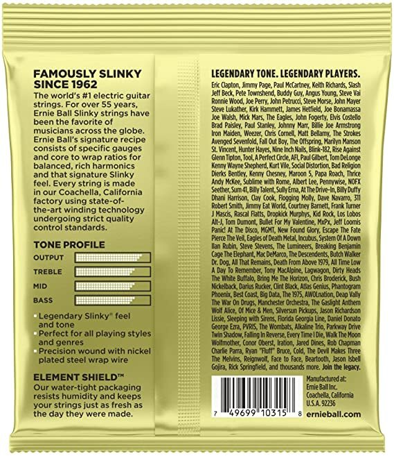 ** 3 SETS! ERNIE BALL MAMMOTH SLINKY ELECTRIC GUITAR STRINGS 2214 **