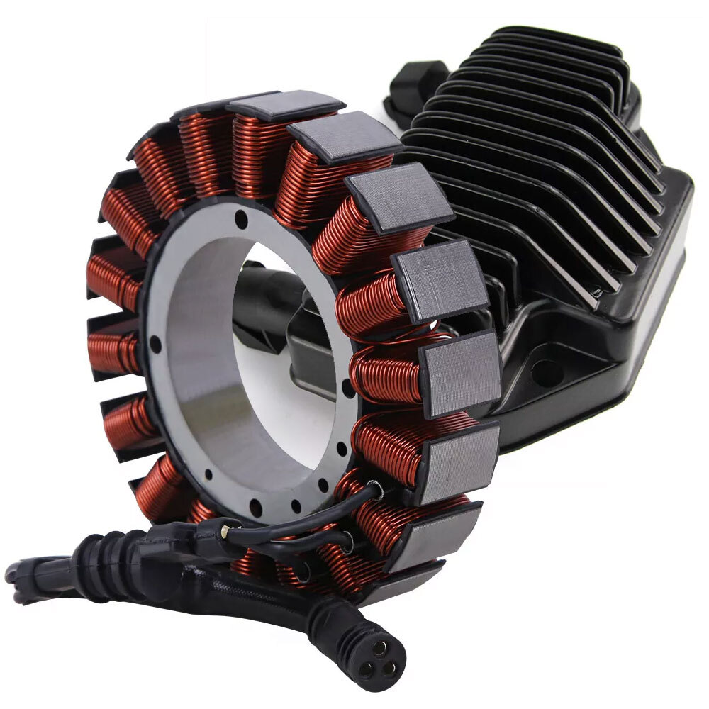 Stator and Voltage Regulator Rectifier For Harley Wide Glide Super Glide 08-16