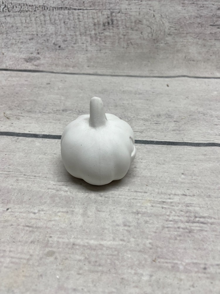 Ceramic Bisque Pumpkin Paint Ghost Halloween Fall Decor Set