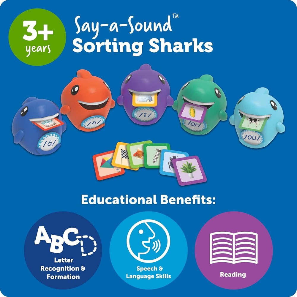 Learning Resources Say-a-Sound Sorting Sharks Learning Activities Learn to Read
