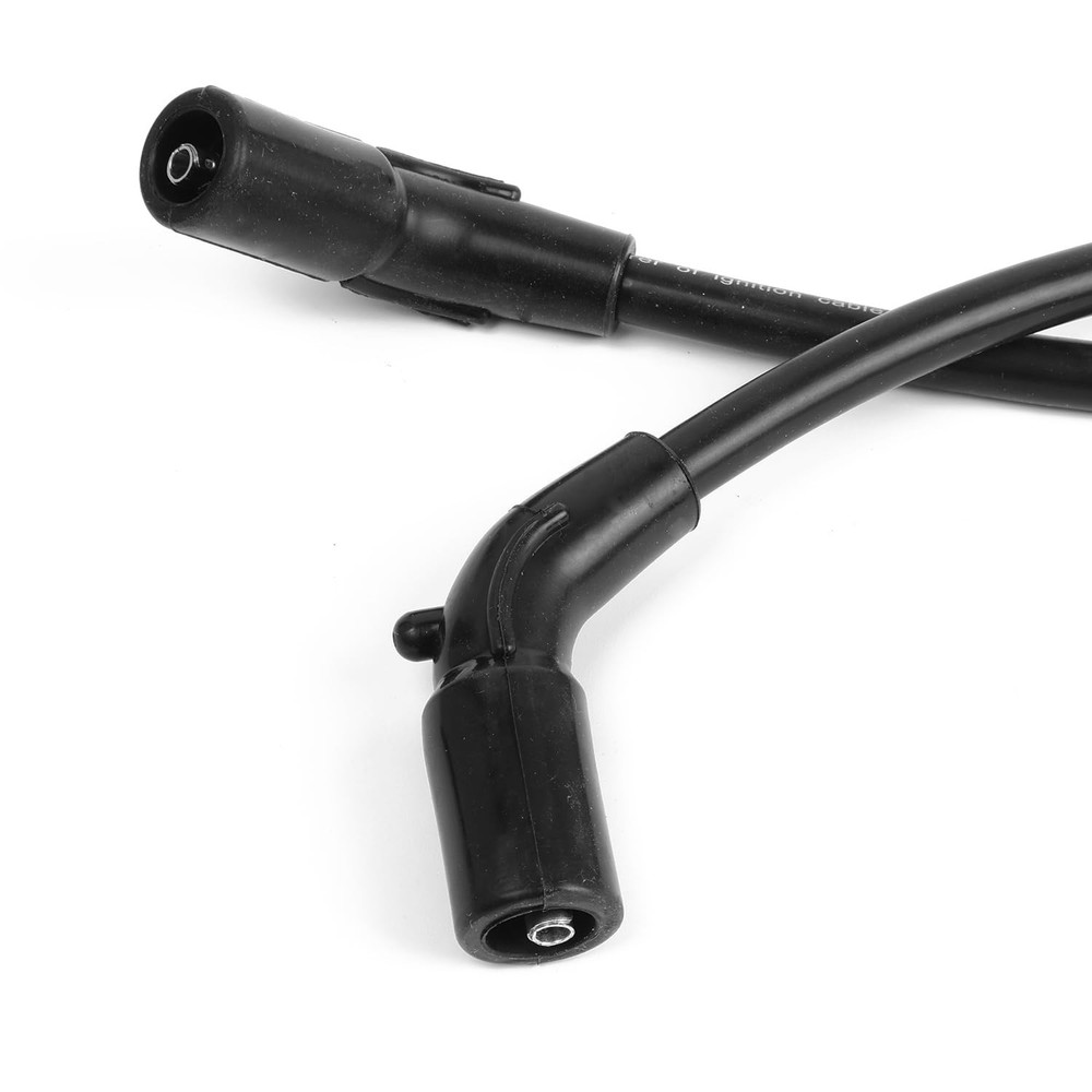 Coil and Ignition Relocation Bracket with 10mm Thick Spark Plug Wires Compati...