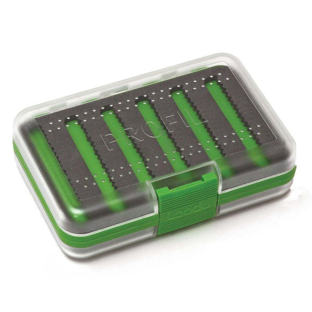 Leeda Profil Double Sided Clear View Fly Box Slotted Foam GRADE C