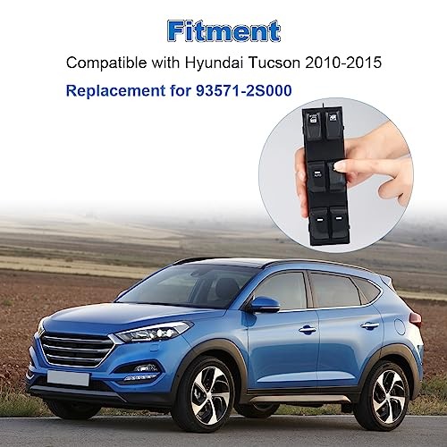 Master Power Window Switch Compatible with Hyundai Tucson 2010 2011 2012 2013