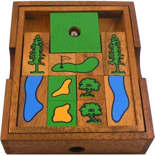 Golf Field - Wooden Puzzle Brain Teaser
