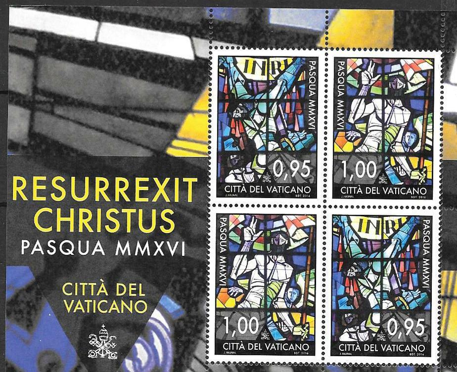 Vatican 2016 EASTER MNH S/S