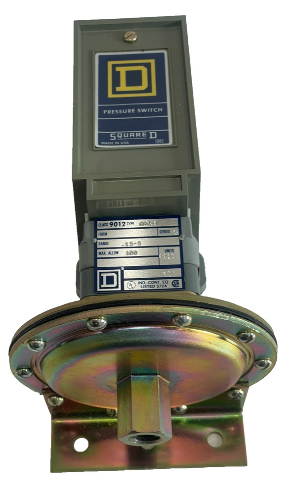 NEW SQUARE D 9012-GRG-1 PRESSURE SWITCH 9012GRG1