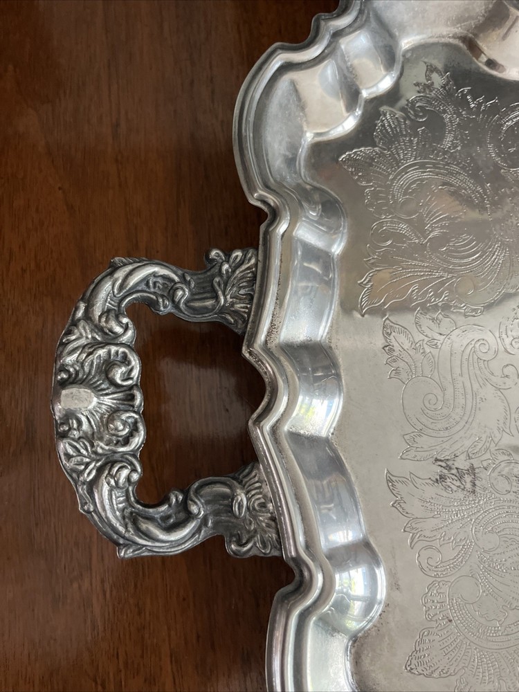 Vintage Silver plated Tea Tray