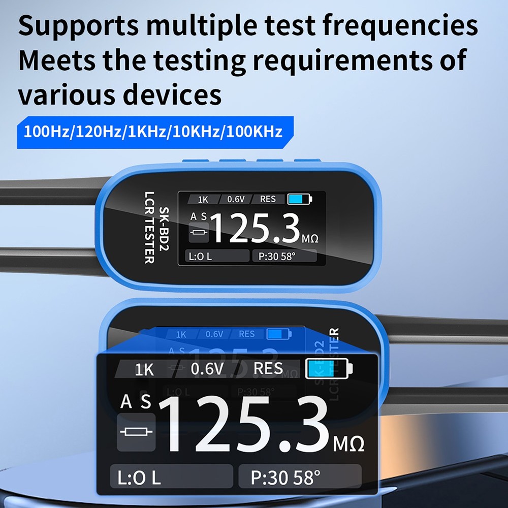 Digital Tweezers Meter With 7 Waveforms Output For Component Testing