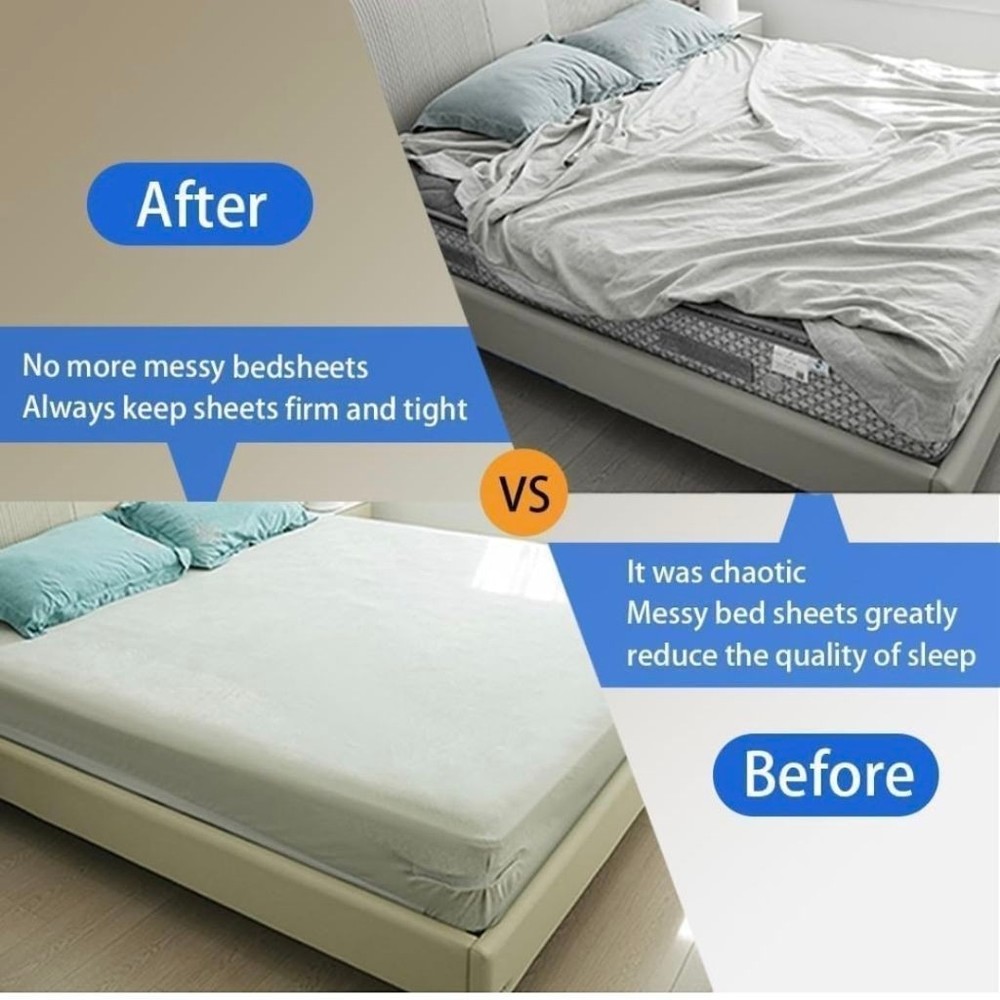 Unbranded White Bed Sheet Corner Holders One Size