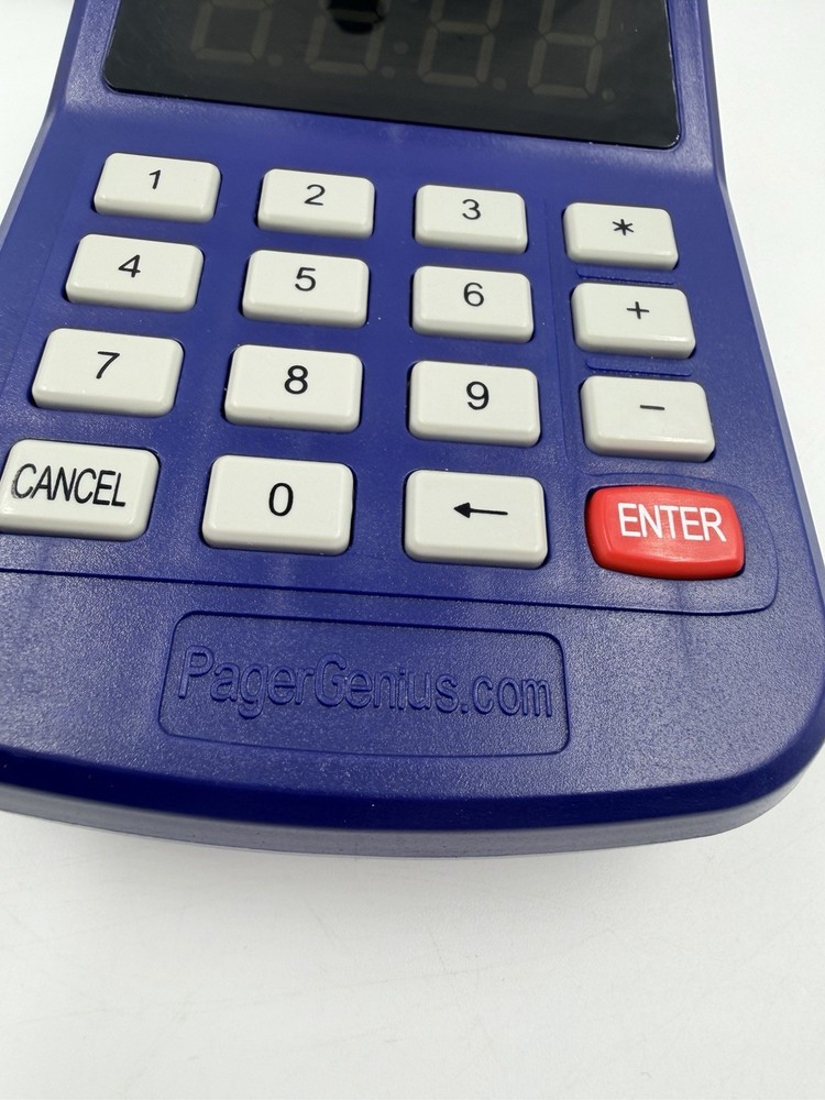 Pager Genius Restaurant Coaster Keyboard Paging Transmitter Replacement