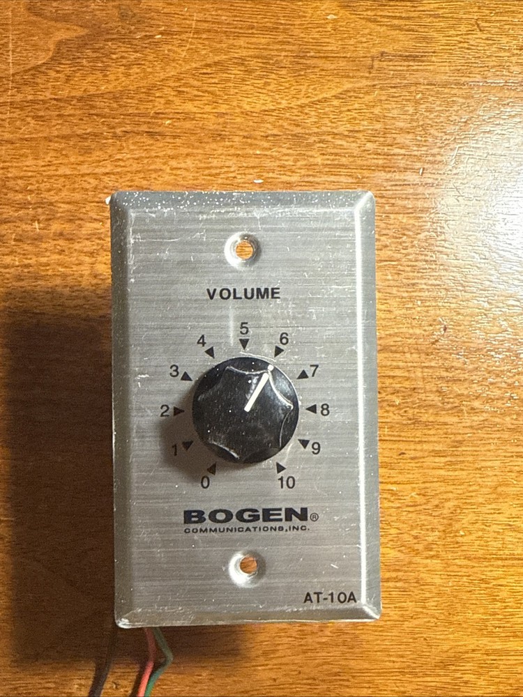BOGEN COMMUNICATIONS AT-10A ATTENUATOR NO BOX ECS