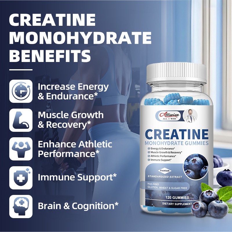 Creatine Monohydrate Gummies - Increase Strength and Build Muscle
