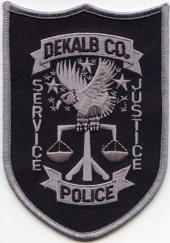 DeKALB COUNTY GEORGIA POLICE PATCH