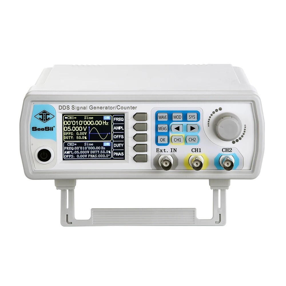 60MHz 200MSa/s 2-Channel Arbitray Waveform Function Generator Frequency Meter