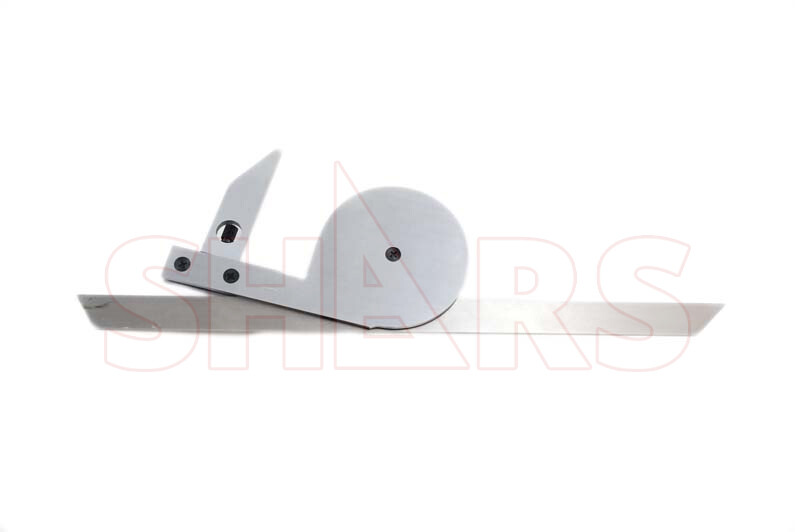 360 UNIVERSAL BEVEL DIAL PROTRACTOR 6" 12" BLADES SATIN #