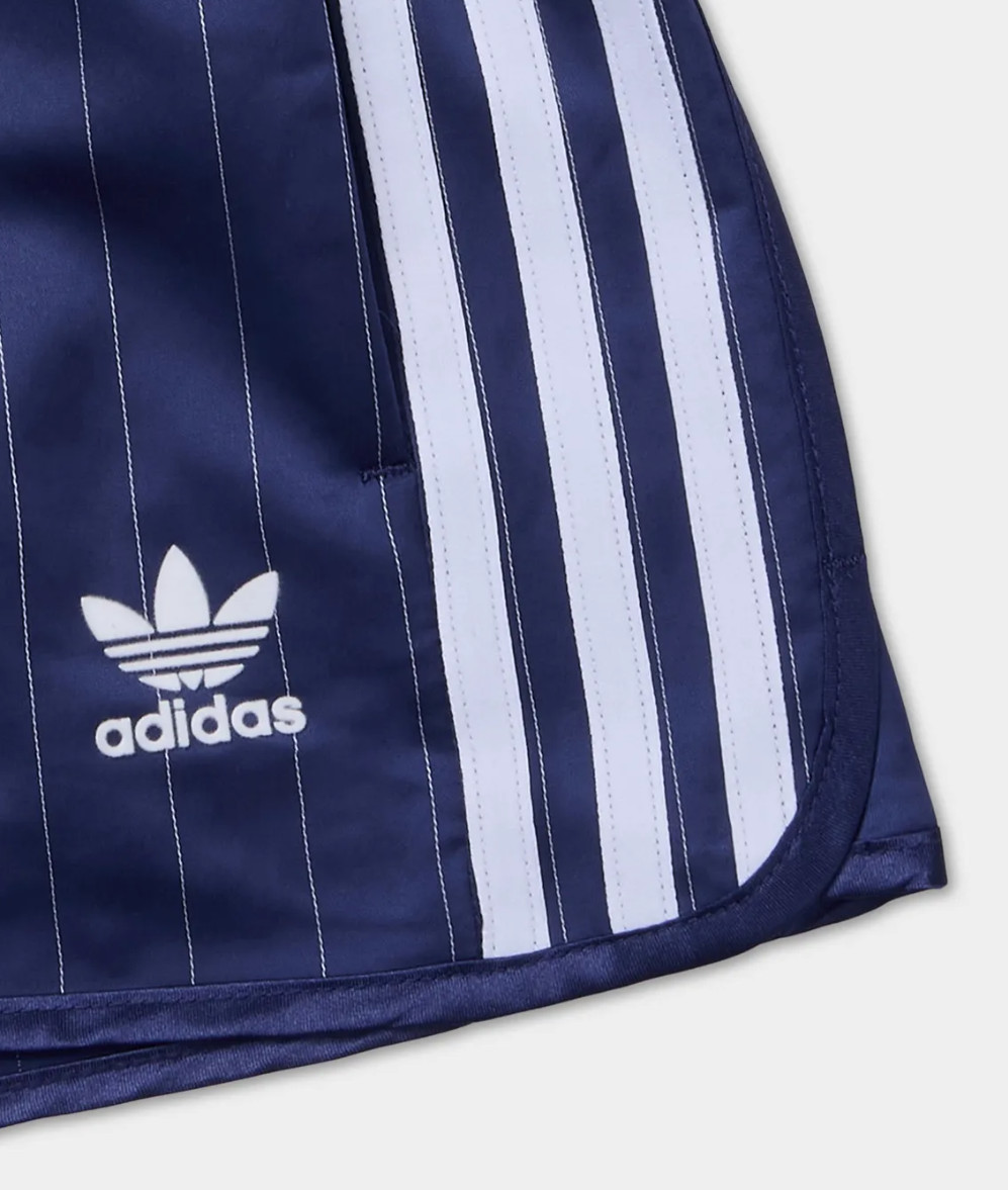 adidas Originals Pinstripe Satin Shorts Women's Lifestyle Pants AsiaFit KC4235