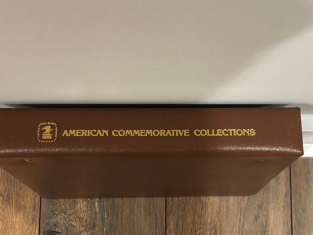 3X Used American Commemorative Collections Stamps Binders - Excellent Condition