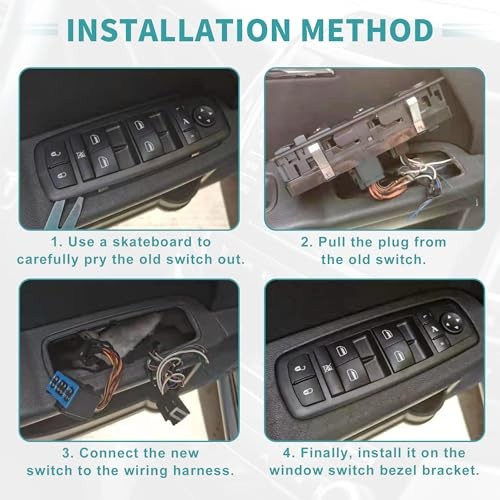 Front Left Driver Side Power Window Switch Window Control Switch Fit for