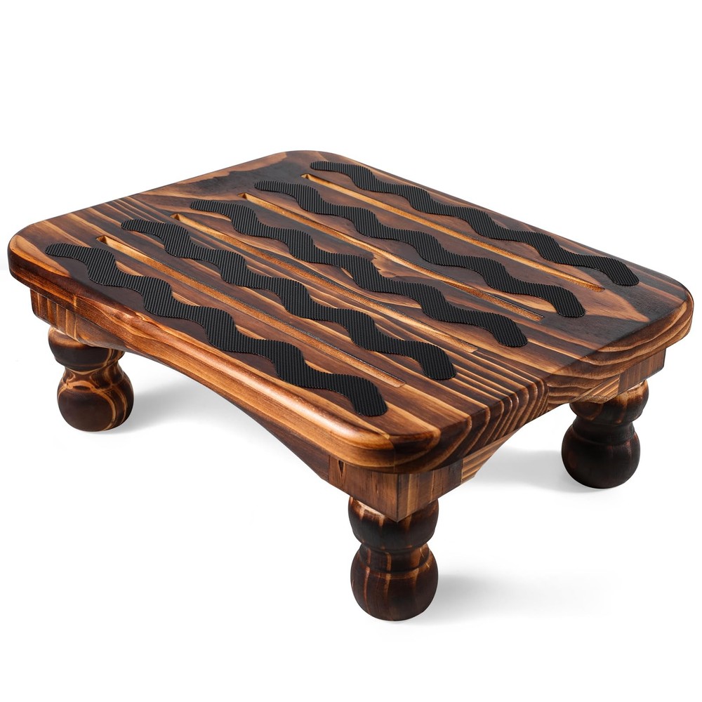 Solid Wood Bed Step Stool Super Large/Bedside Steps for High Beds/Solid Wood ...