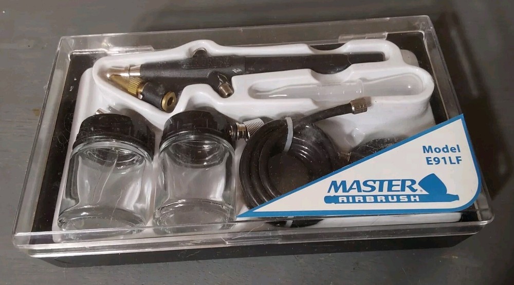 Master Airbrush Model E91 Airbrush Set Master Single-Action External Mix Siphon