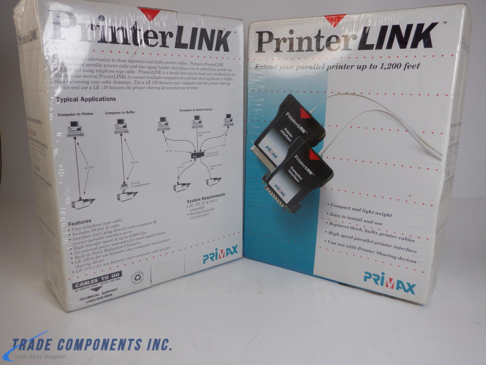 PRIMAX PRINTERLINK LE110 COMPUTER-TO-PRINTER CONNECTION (SET OF 2)