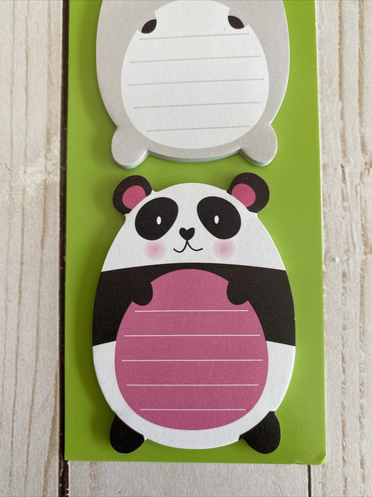 Sticky Notes Love + Lunch Notes Stocking Stuffer Tiger Cat + Koala + Panda New