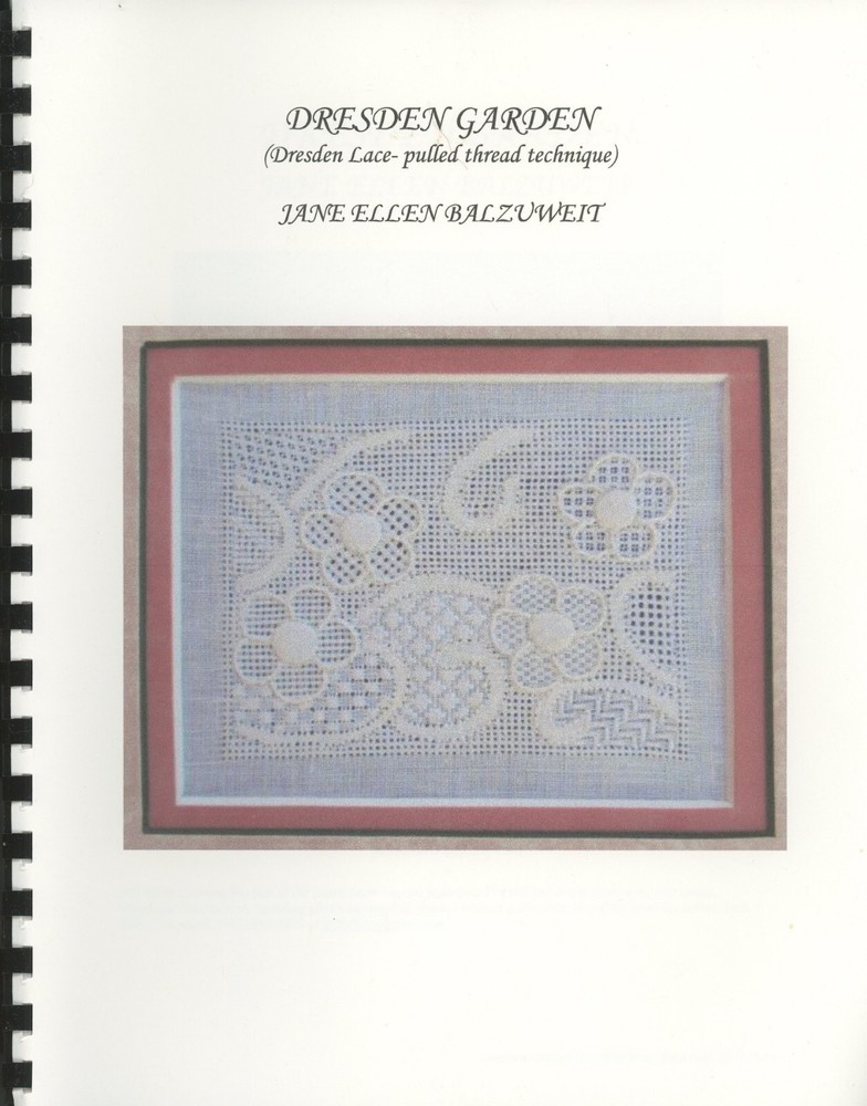 Dresden Garden Jane Ellen Balzuweit Class Lessons Needlebook Silk Pattern Book