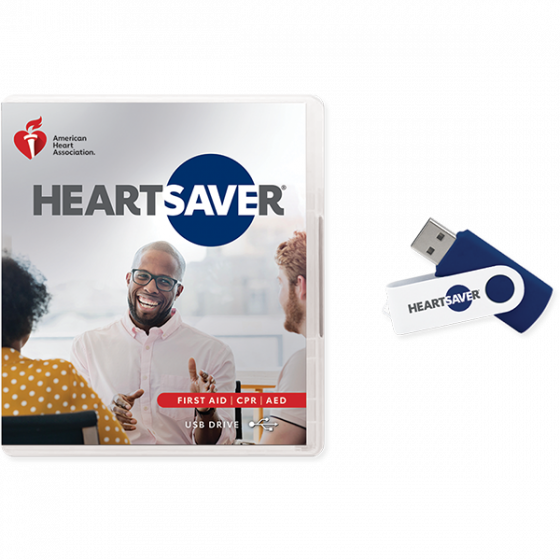 Heartsaver® First Aid CPR AED USB Set 2020