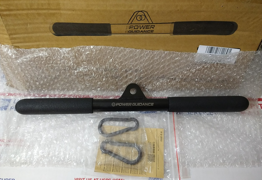 LAT Pull Down Bar Cable Machine Bar Attachment Triceps Biceps Pushdown Bar