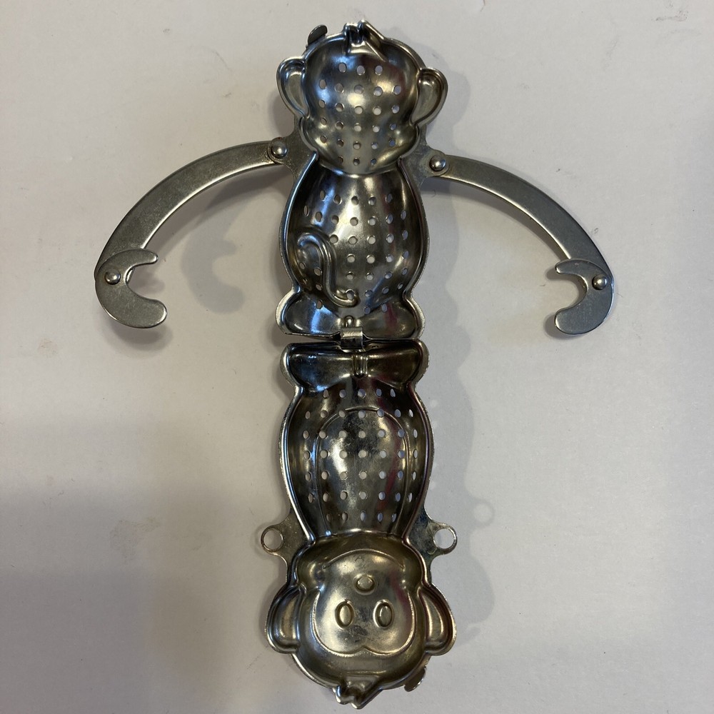 unique monkey stainless steel tea strainer loose leaf infuser