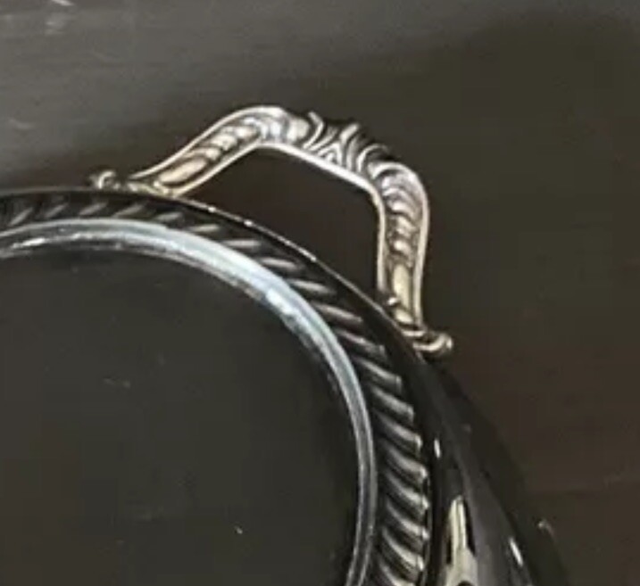 Vintage Silver Plate Serving Dish With Cover