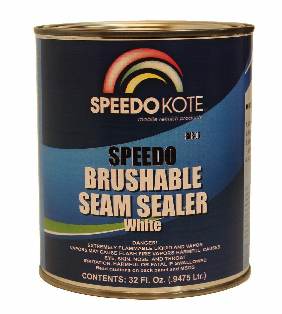 Fast Dry White Brushable Seam Sealer, nice brush grade, SMR-06, 32 oz. Quart