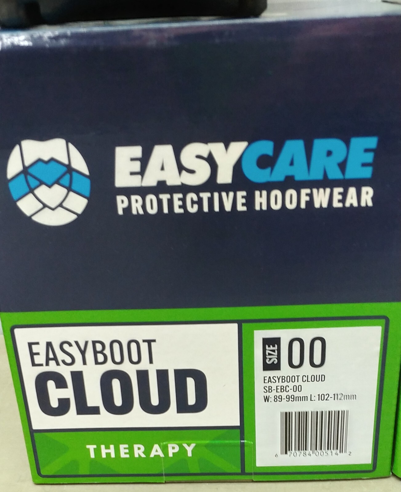 EasyCare Easyboot Cloud Therapeutic Horse Hoof Boots Recovery Black Therapy