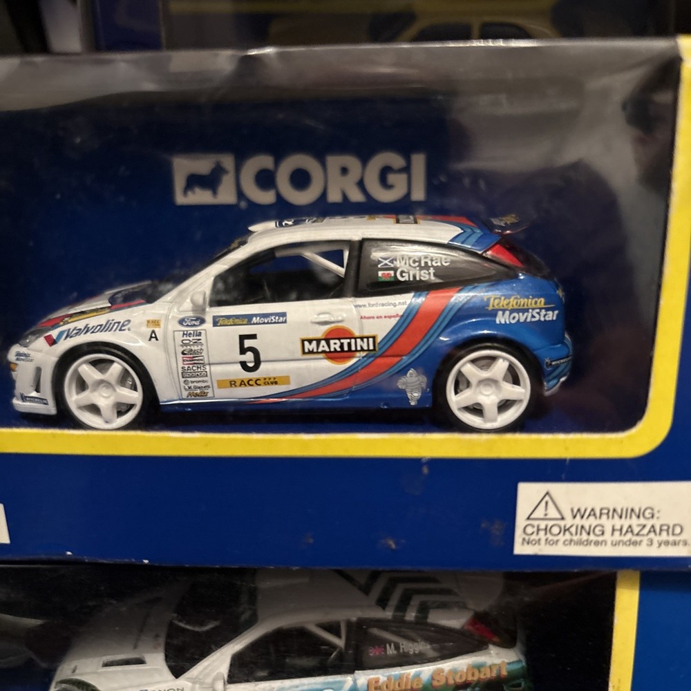 CORGI WRC X3 FOCUS