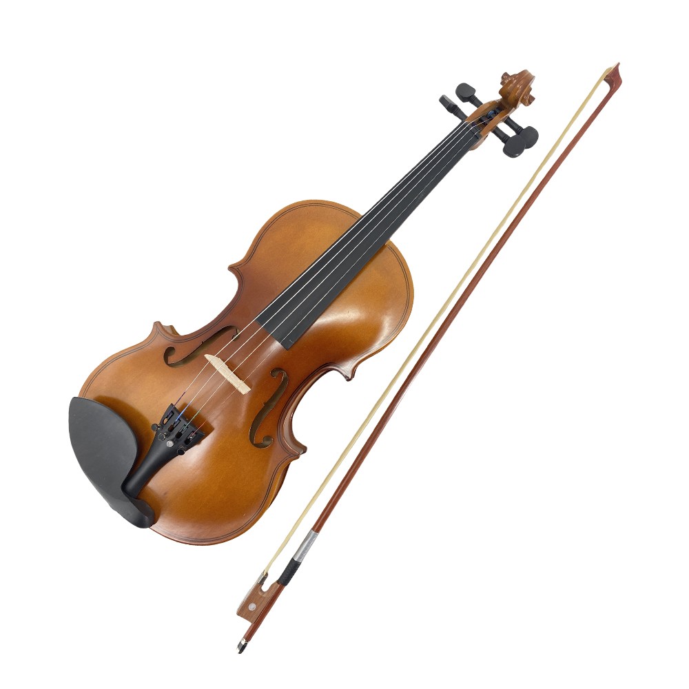 4/4 Violin Spruce Top Maple Back Beginner Gift set with Case,Bow,Shoulder Rest