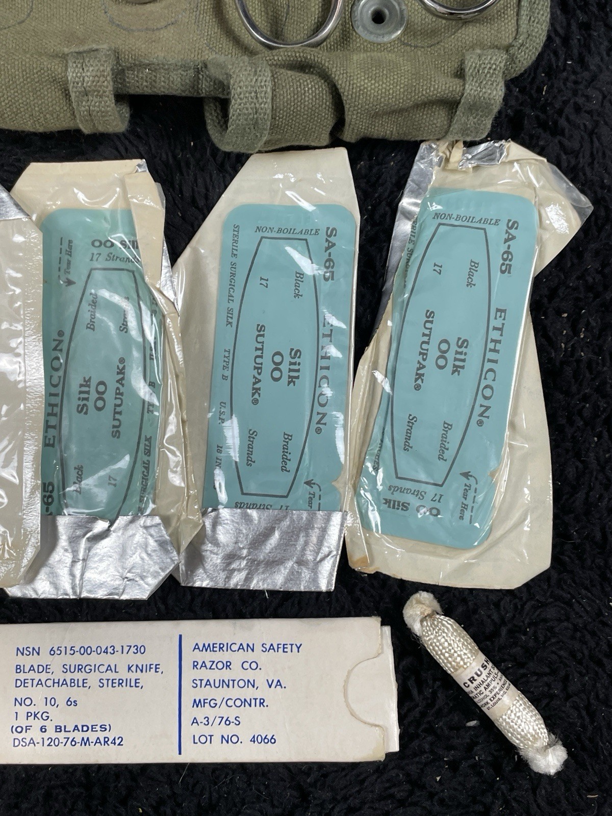 US Military Surgical Instrument Kit Minor Surgery 6545-00-957-7650