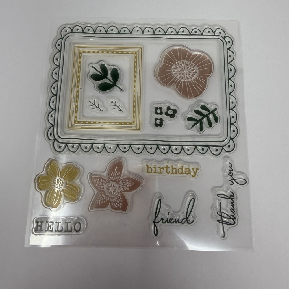 Diamond Press DP Doodle Frames Dies & Stamps Set Over 30 pieces