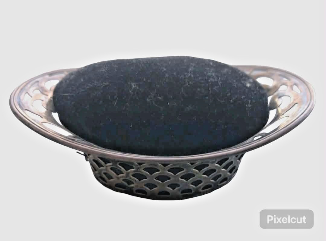 vtg Sterling Silver Wedster Mini Nut Bowl /Basket/ Pin Cushion 13g- B5-READ